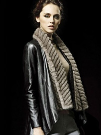 冬季服装搭配：皮衣