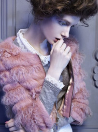 冬季服装款式搭配皮草外套