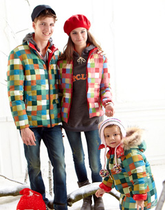 冬季服装搭配品牌服饰 -亲子装