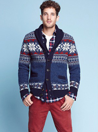 男士开衫毛衣搭配宝典