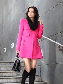 零典品牌呢子大衣