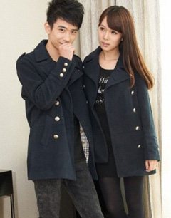 这个冬季来点学院风 冬季大衣也情侣