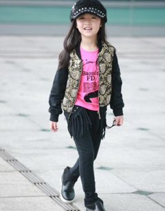 秋冬新款女童装款式- 外套