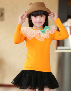 秋冬新款女童装款式-  长T