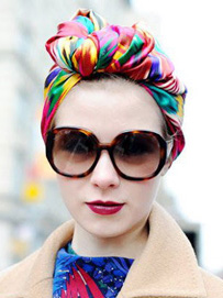 游戏中可爱头巾的包法