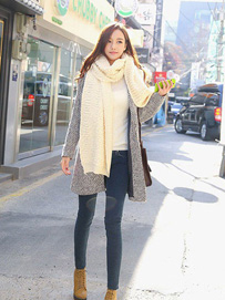 冬季街拍：毛呢外套搭配