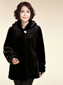 皮草大衣时尚搭配