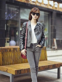 朋克风格服装搭配-皮衣