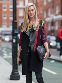 朋克风格搭配-皮夹克