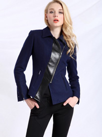 宝蓝色上衣款式搭配