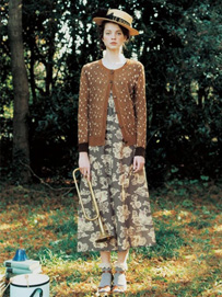 森女搭配：森女系长裙搭配