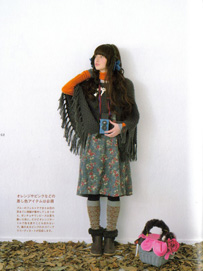 森女搭配：森女系秋冬搭配