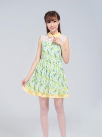 无袖连衣裙春夏款