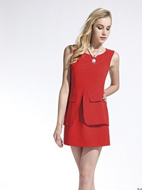 无袖连衣裙春夏款