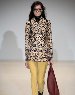 超模孙菲菲2014秋冬米兰时装周走秀集锦