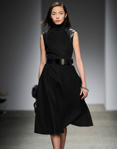 雎晓雯2014秋冬米兰时装周走秀集锦