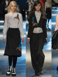 抽象派涂鸦、飞鸟印花