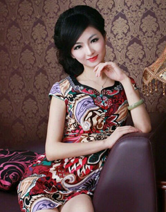 新中式民族风连衣裙时尚look