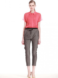 2014春装搭配：九分裤