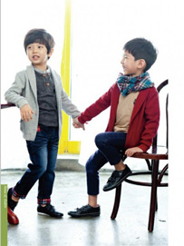 韩版童装外套搭配