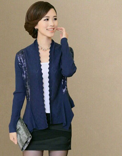 中年春装新款针织衫 凸显神秘与韵味