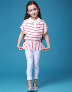 好质量条纹装彰显欧美新贵风范