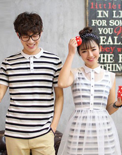 情侣装夏季新款：街拍情侣装