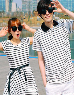 情侣装夏季新款：街拍情侣装