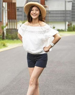 露肩装搭配:露肩装上衣搭配