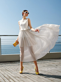 沙滩裙款式搭配-沙滩长裙款式搭配