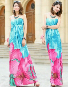 波西米亚风格-沙滩裙搭配