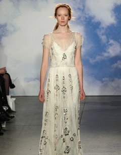 Jenny Packham 2015春夏婚纱 复古华丽