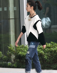 明星演绎Boyfriend风格搭配