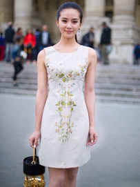 印花一步裙甜美有型