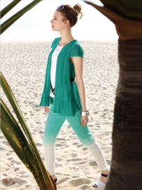 轻熟女搭配之:雪纺衫搭配