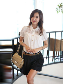 轻熟女搭配之:雪纺衫搭配