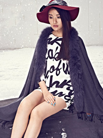 真丝丝巾时尚搭配