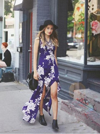 达人示范：连衣裙长裙搭配