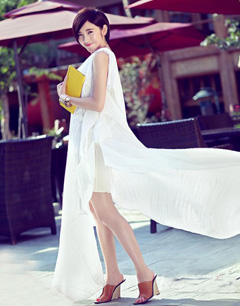 达人示范：连衣裙长裙搭配