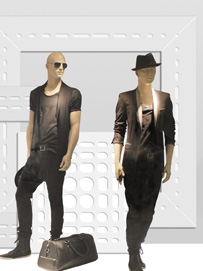 服装橱窗陈列展示