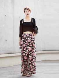 直筒裤搭配什么上衣