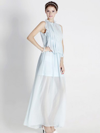 雪纺长裙风格-清新