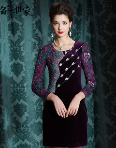 幽兰绽放传承经典 丝绒女装高端品牌领导者