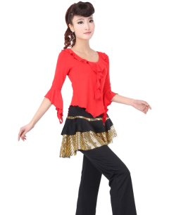 时尚舒适中老年广场舞舞蹈服装